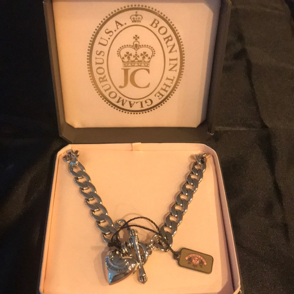 Silver Juicy Couture Starter Necklace